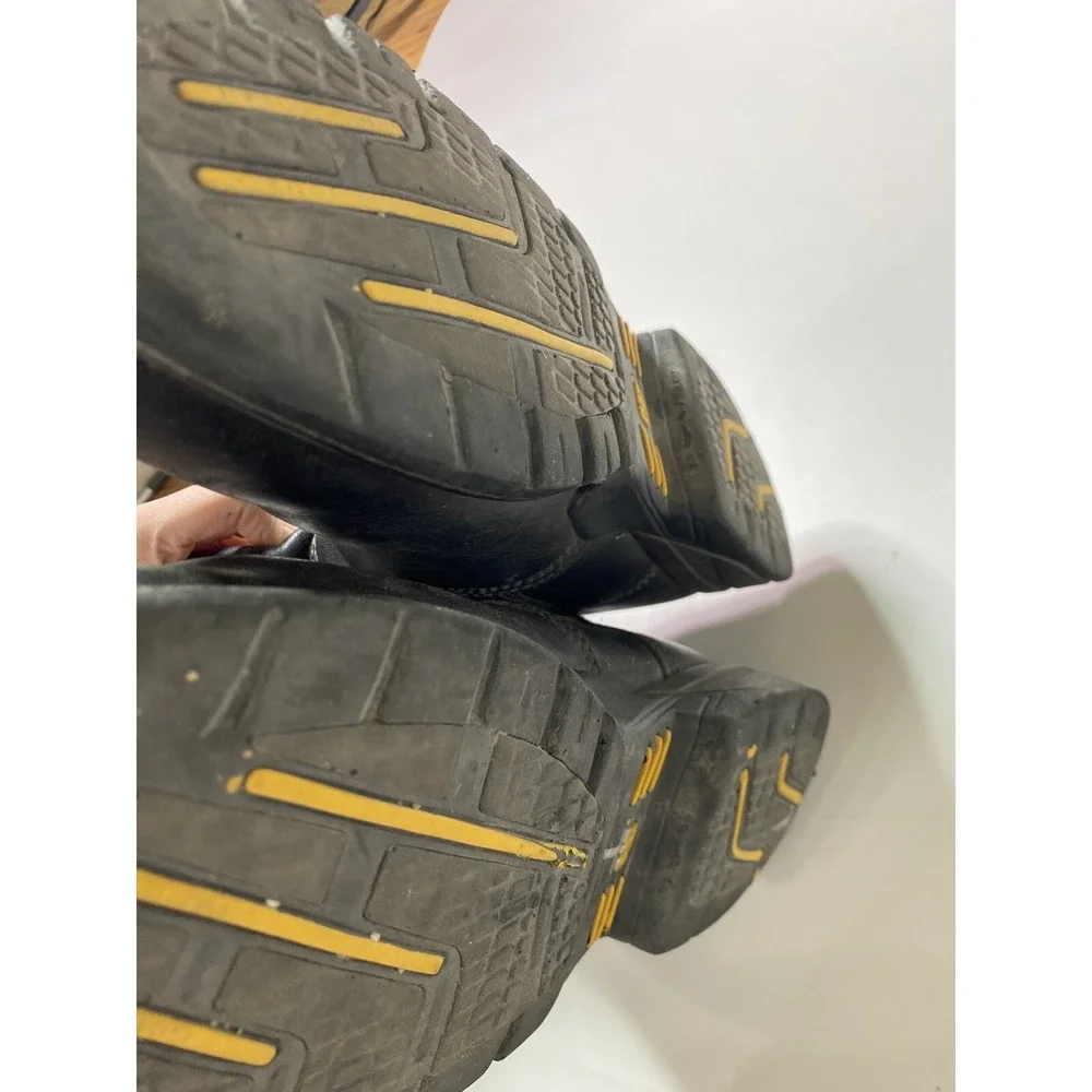 SAFETY‎ WORK BOOTS MOTORCYCLE RIDING CATERPILLAR STEAL TOE CATBOOTS Men's 10 M